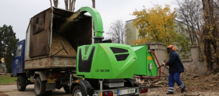 Высокопроизводительный дизельный щепорез  LS 160 DW